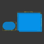 4Pcs Car Rearview Protective Side Windows Sticker, Anti Fog Glare Rainproof Waterproof Mirror Film Clear Nano Coatin Amagi
