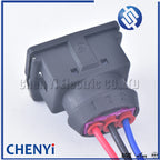 3 Pin auto waterproof wire harness plug Crankshaft camshaft position sensor plug EV1 fuel Injector Connector 443906233 443906247