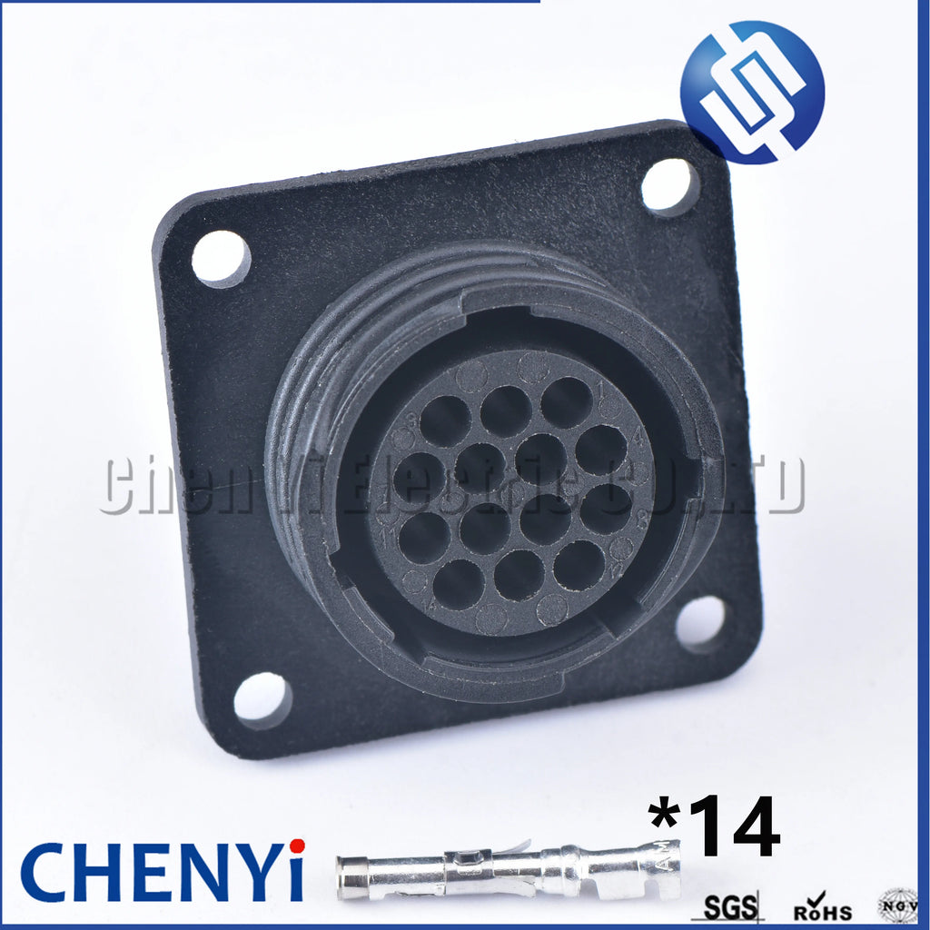 14 Pin diagnostic Connector Automobile Male Female History Password SMT aviation Plug 206043-1 182649-1 66601-1 66602-1