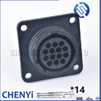 14 Pin diagnostic Connector Automobile Male Female History Password SMT aviation Plug 206043-1 182649-1 66601-1 66602-1