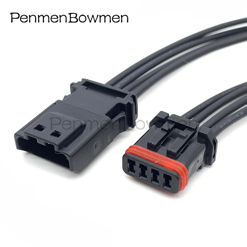 1 Set 4 Pin Auto Rearview Mirror Heating Electrical Connectors Waterproof Female Male Wire Harness Plug MX19004S51 MX19004P51