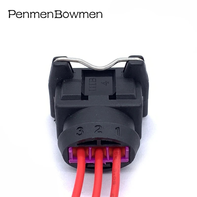 1 Set 3 Pin Speed Motor Crankshaft Camshaft Position Fuel Injector Electrical Connectors Wire Harness Plug 443906233 443906247