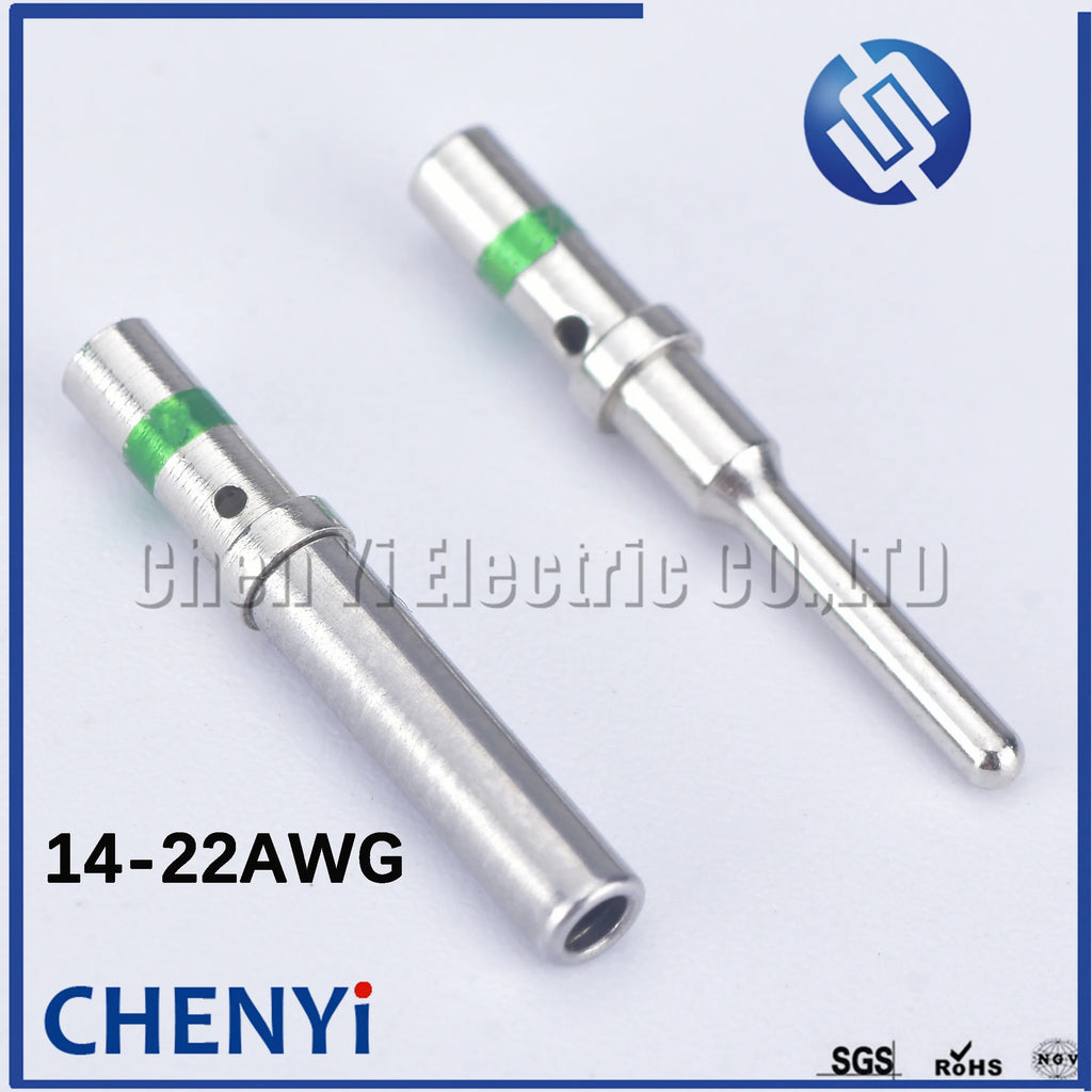 20 pcs DT 1.5mm Series Pin Contact 0462-201-16141 0460-202-16141 Stainless Steel 16AWG Deutsch Crimp Solid Female male Terminal