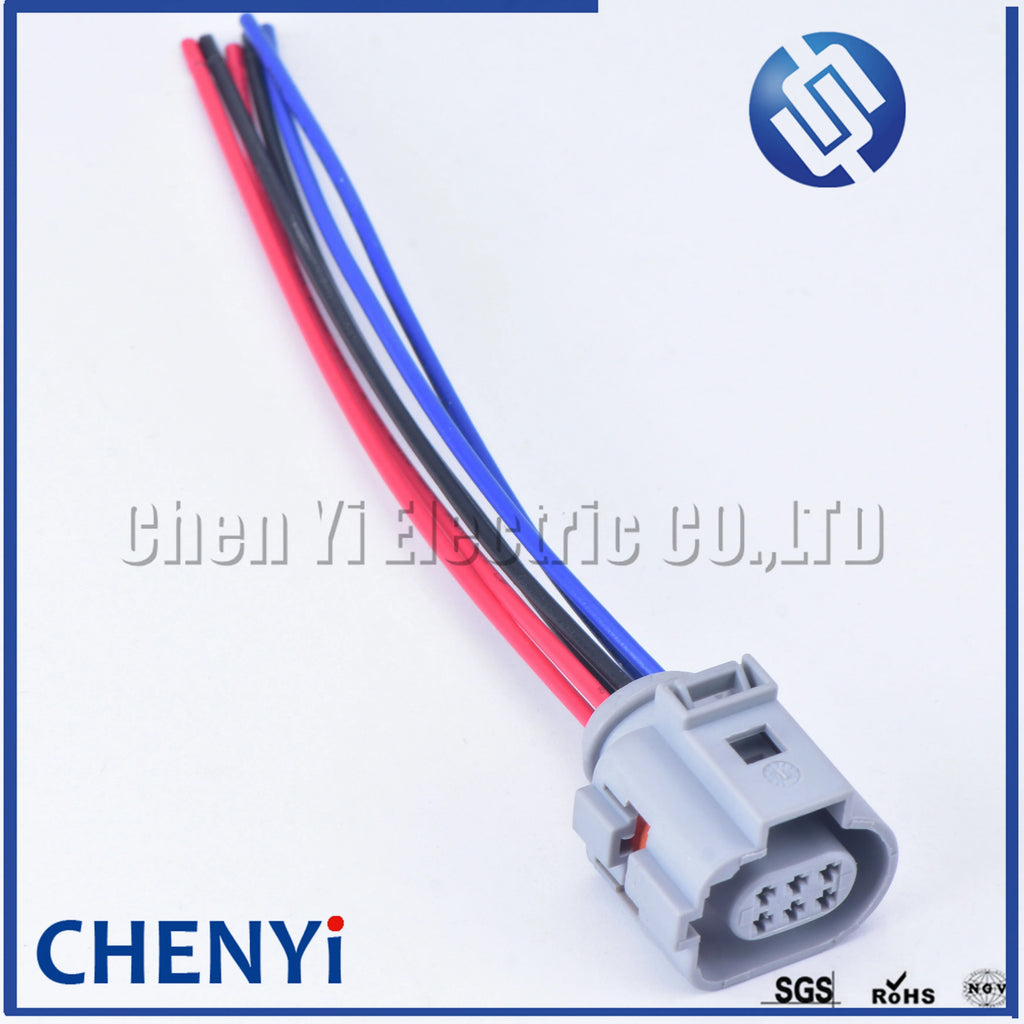 6 Pin EGR Valve Connector Plug With 15cm 18AWG Cable Wire Harness 1J0 973 713 G 1J0973713G 42121200 4G0973813B 4G0 973 813B