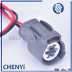 1 pcs 2 Pin 6189-0156 Oil Pressure Switch Knock Sensor Cooling Fluid Sensor Connector For Honda Civic Acura VTEC with 15cm 20AWG
