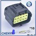 2 set 10 pin way male or female waterproof wire connector auto electrical plug conector 174655-2 174656-7