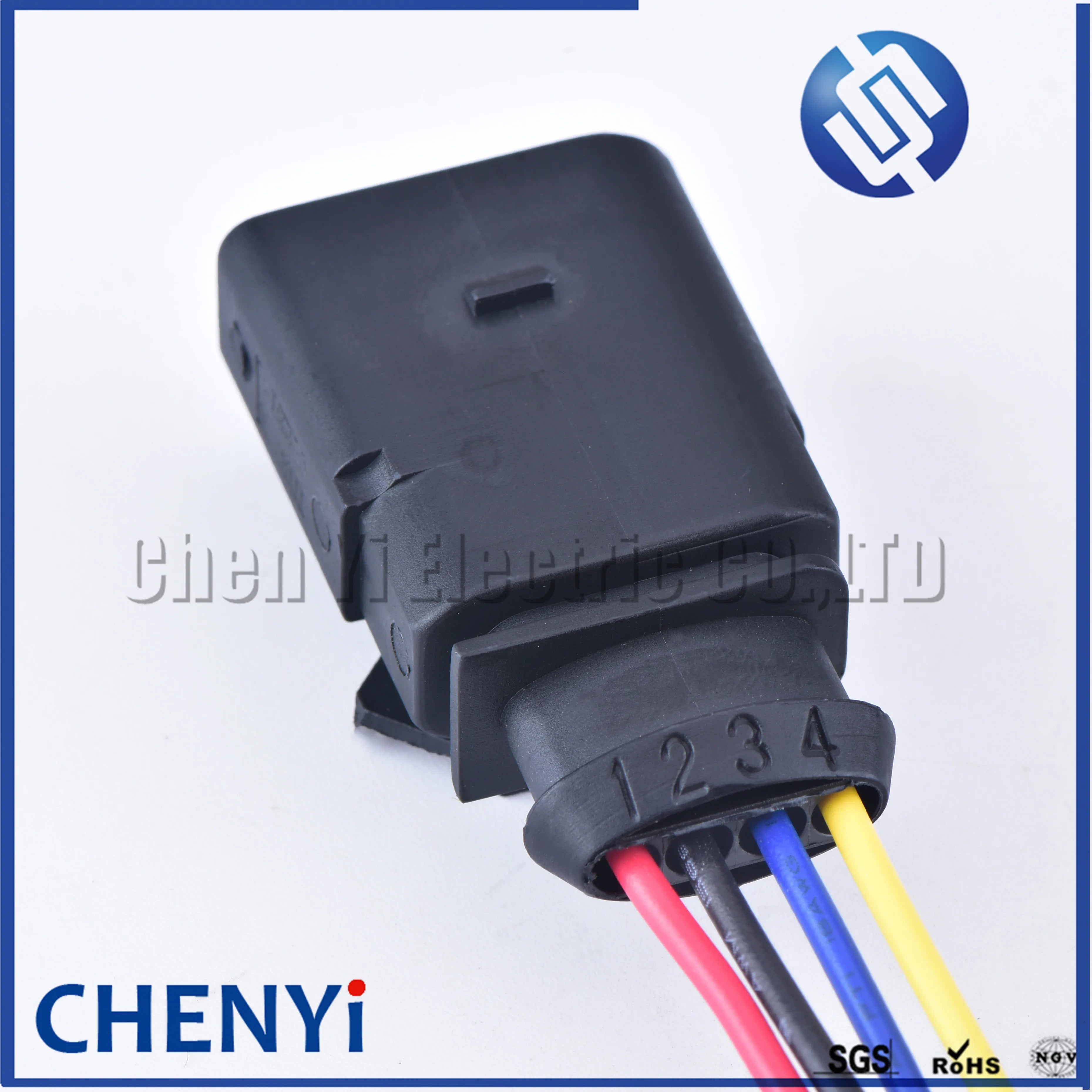 4 pin 1.5 series female automotive coil Extension adapter connector horn plug Air Inlet Pressure Sensor Plug 1J0973704 1J0973804