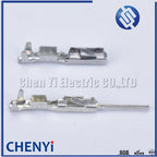 50 pcs piece 0.6 mm male female crimp terminal automotive wire connector metal pins of 963715-1 963716-1 for ECU harness plug