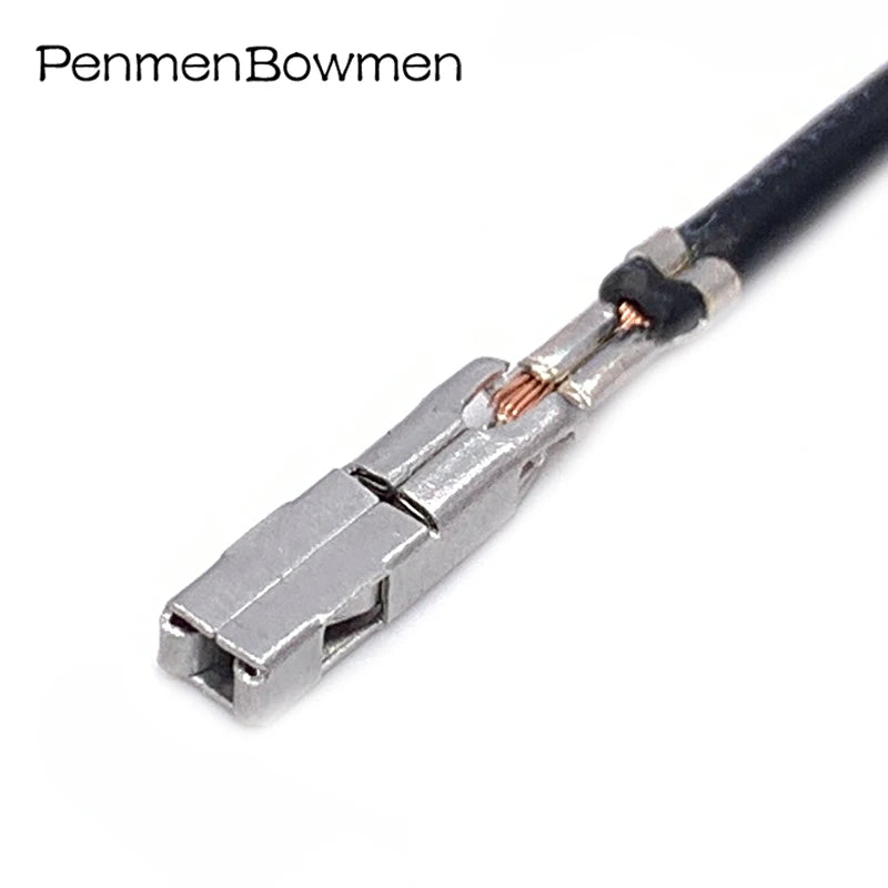 10 Pcs Auto 1.5mm Crimp Terminal Male Female Electric Wire Connector Loose Pins with Cable 211cc2s1120 211cc2s1160p 10863985