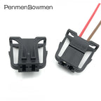 1 Set 2 Pin Auto Wireless Radio Bass Horn Electrical Cable Connectors Light Box Female Wire Harness Plug 1J0972923