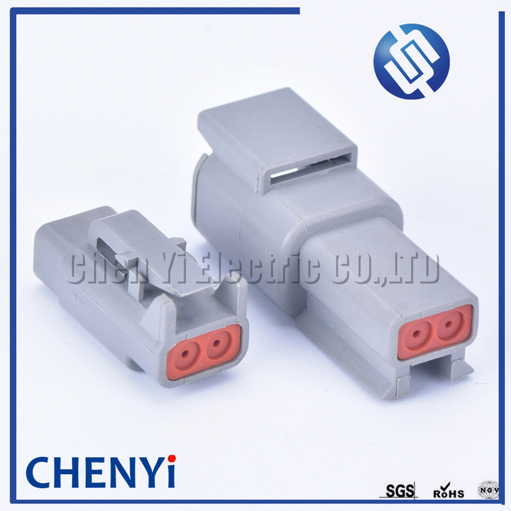 2 Pin connector Auto Waterproof Connector Electrical Inlet Air Temperature Sensor Plug DTM06-2S DTM04-2P For Deutsch DTM