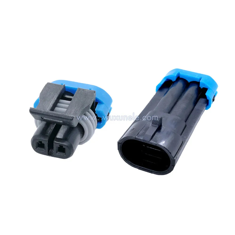 50 Sets 2 Pin Sealed Wire Connector for Automotive Temperature Sensor Plug 12052641 12162000 Quality Assured