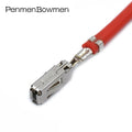 10 Pcs 2.8mm Auto Wire Crimping Terminal Metal Splice Spring Pins Contacts for Electronic Connector with Cable 1-968849-1