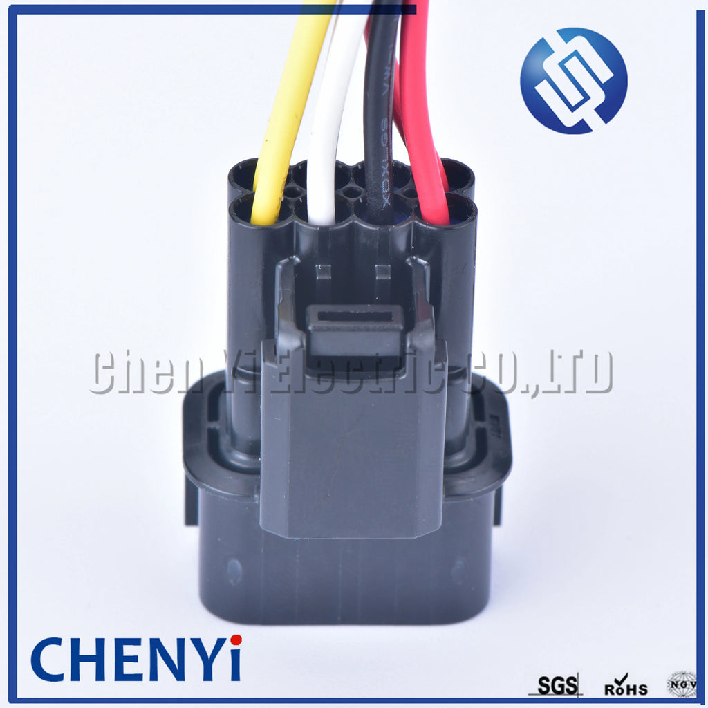 8 pins auto waterproof  connector male female LED headlight speaker plug engine harness electrical connector 6189-7423 6181-6850