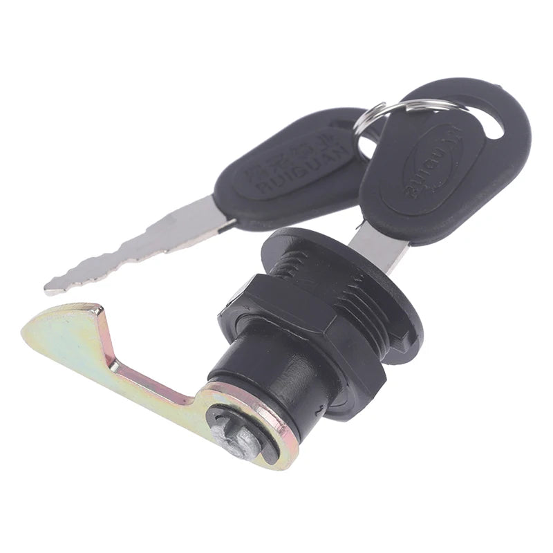 3Pcs/Set 2 Keys+1 Lock Electric Car Scooter Tail Box Lock Trunk Lock Accessories Motorcycle Rear Locks