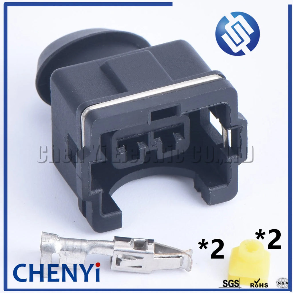 2 Pin 3.5mm series car waterproof auto connectors female Fuel Injector nozzle sensor plug connector 825414-5