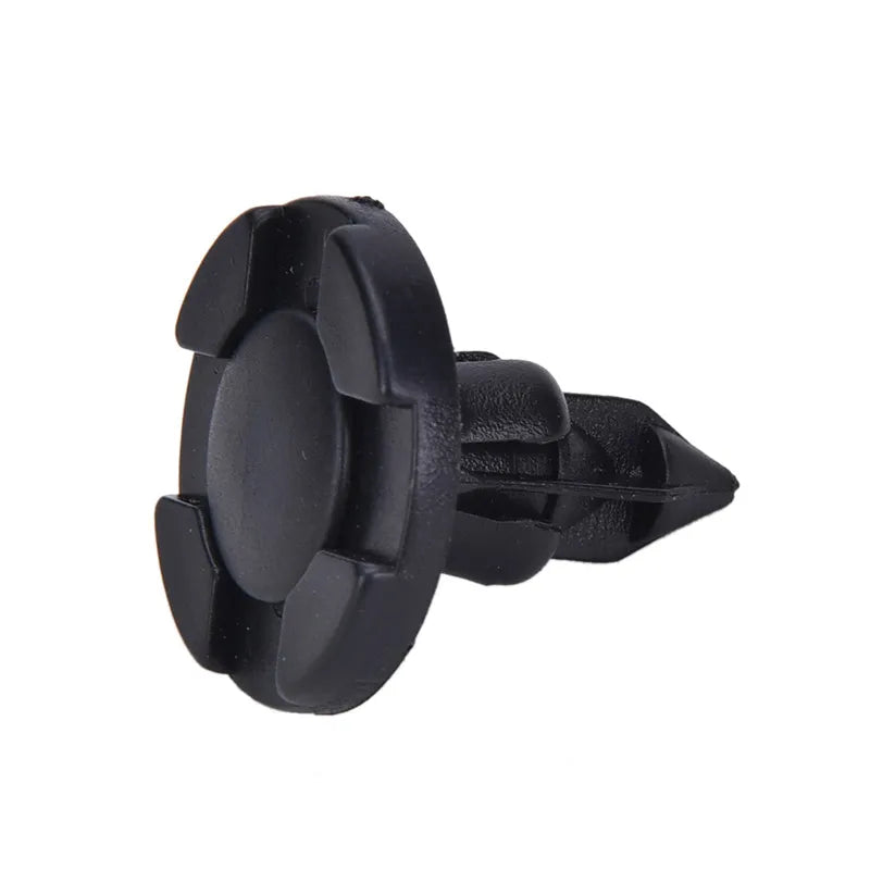 50Pcs Car Fastener fit 8mm Dia Hole Black Push Retainer Rivets Clips for Automobile Door Bumper Fender Cover Trim Clip Wholesale