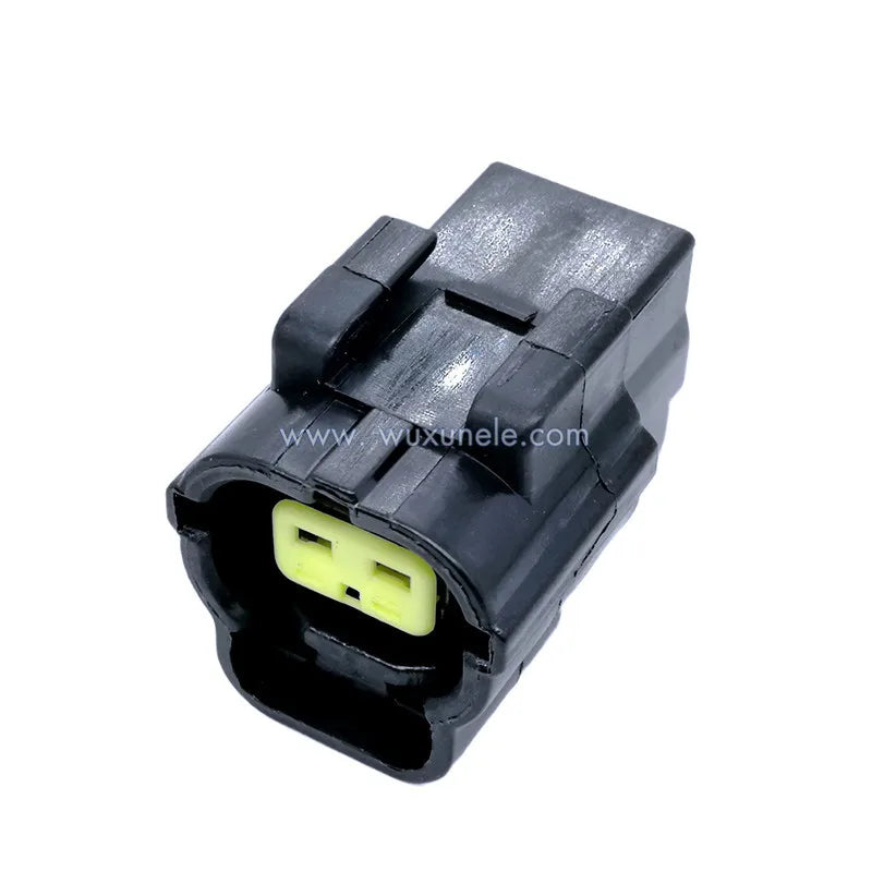 100 Sets 2 Pin Automotive Washer Level Sensor Plug Wire Connector Replacement Part Compatible with 174352-2 174354-2 for Vehicle