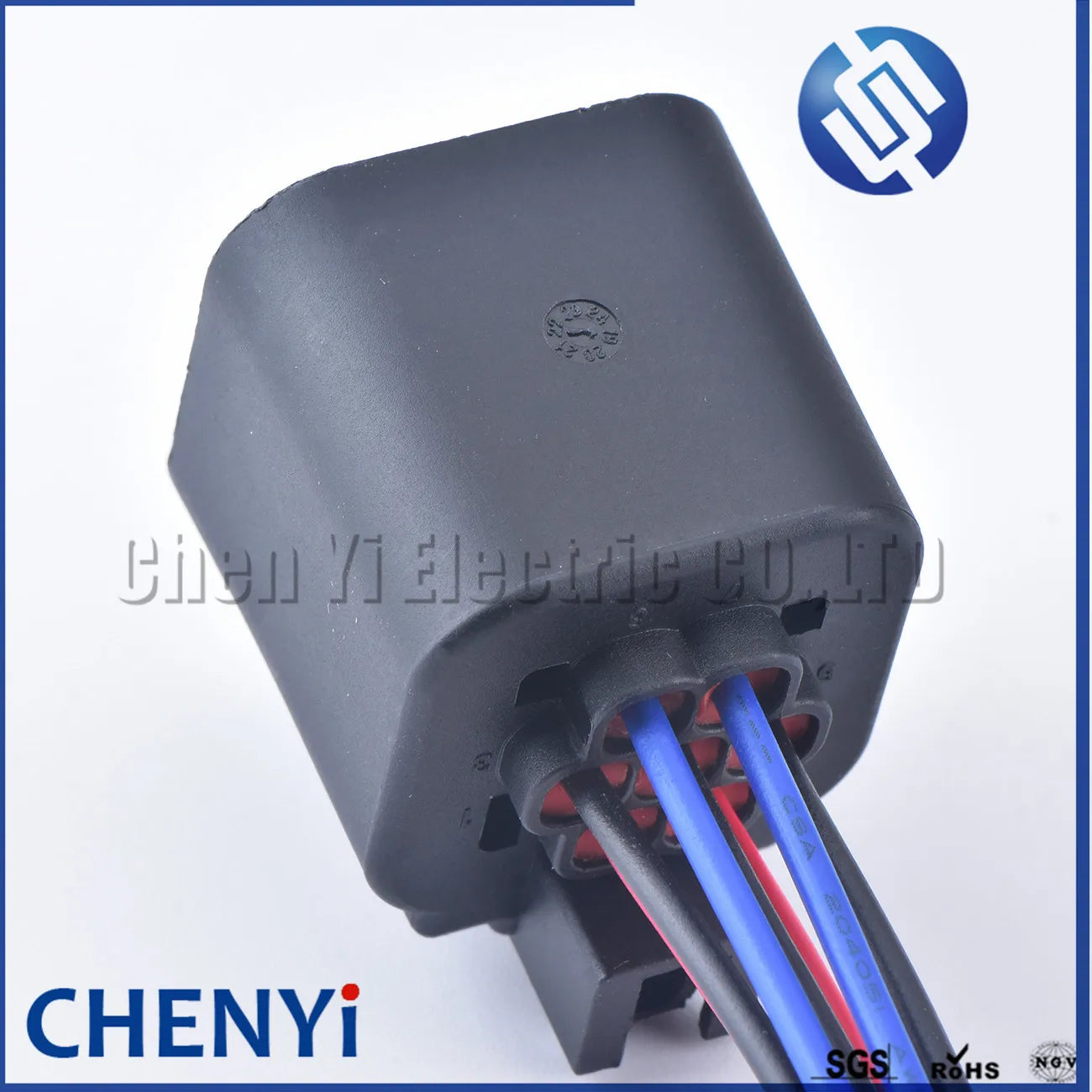 1 set 7 Pin 3.5 mm WPT-596(Tin) 3U2Z-14S411-YGA 7 way waterproof Automotive plug female plastic wire cable connector with wires