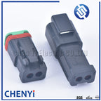 Black 2 Pin excavating machinery Heavy Industry Machinery headlight boom light Wire Harness Plug DT06-2S DT04-2P A B C D 4 types