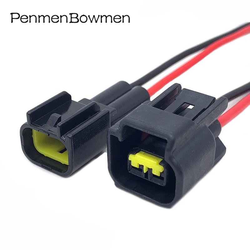 1 Set 2 Pin Auto Ignition Coil Electrical Cable Connectors Waterproof Female Male Wire Harness Plug for Ford Focus FW-C-2M-B