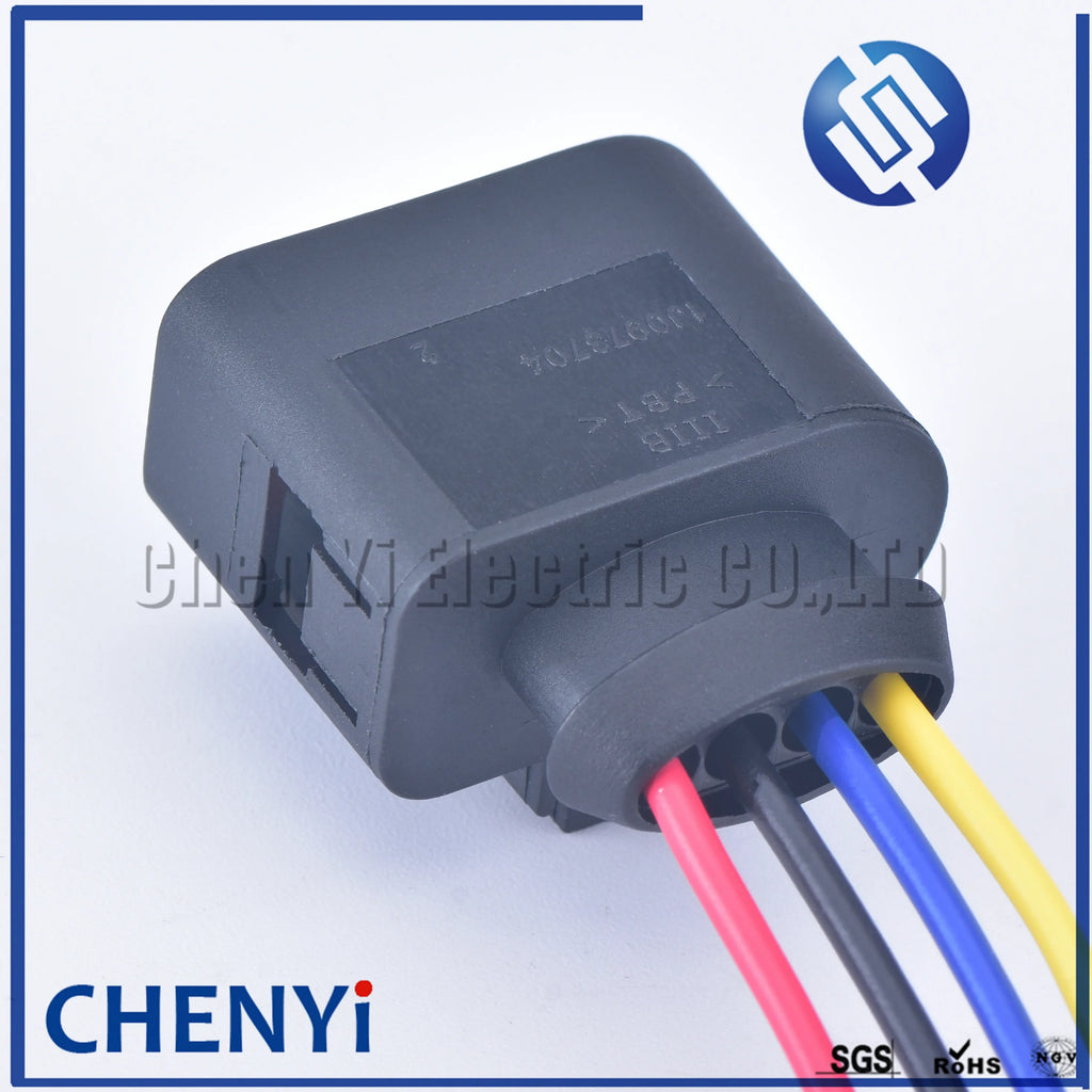 4 pin 1.5 series female automotive coil Extension adapter connector horn plug Air Inlet Pressure Sensor Plug 1J0973704 1J0973804