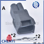 2 Pin Ignition Coil Connector Plug For Toyota Accent 1.6L Elantra J3 1JZ-GTE 2JZ-GTE 90980-10901 90980-10899 7283-7023-10