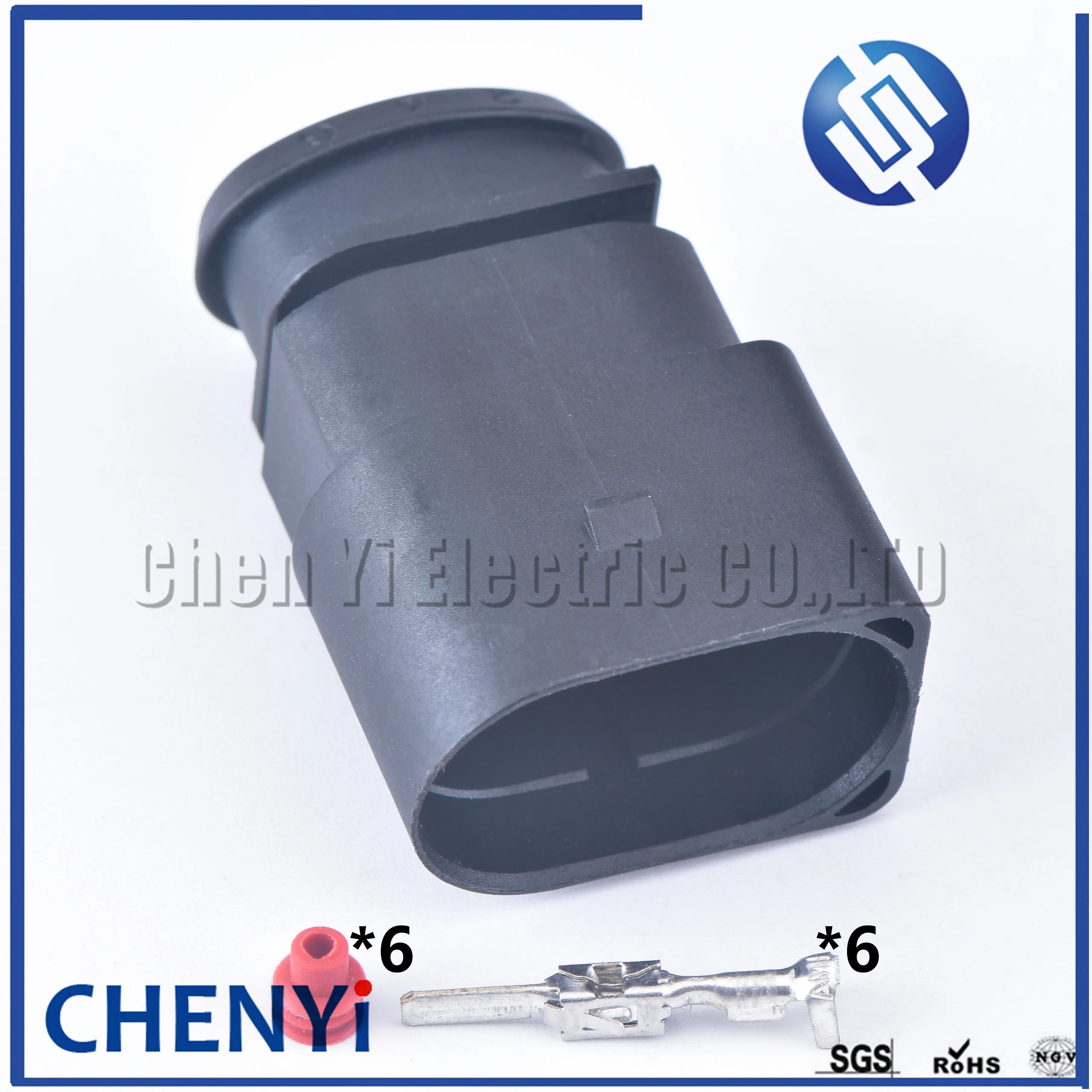 6 Pin 3.5mm 1J0973733 female or male Auto waterproof connector plug LSU 4.2 Oxygen Sensor Connector 1J0973833 1J0 973 733