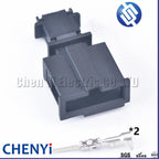 5 sets 2 Pin car License Light Socket Door Light Connector Trunk lights Horn Sensor Plug 3B0972712 1J0971972 1J0 971 972