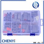 225pcs DTM Waterproof Wire Connector Kit DTM06-2S/3/4/6/8S/12S DTM04-2P/3/4/6/8P/12P Automotive Sealed Plug For Deutsch