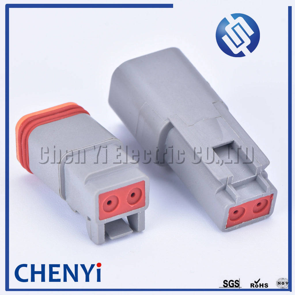 2 Pin Automotive Waterproof Connector Wire harness plug DT06-2S DT04-2P DT04-2P-L012 DT15-2P DT13-2P For Deutsch DT series