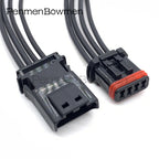 1 Set 4 Pin Auto Rearview Mirror Heating Electrical Connectors Waterproof Female Male Wire Harness Plug MX19004S51 MX19004P51