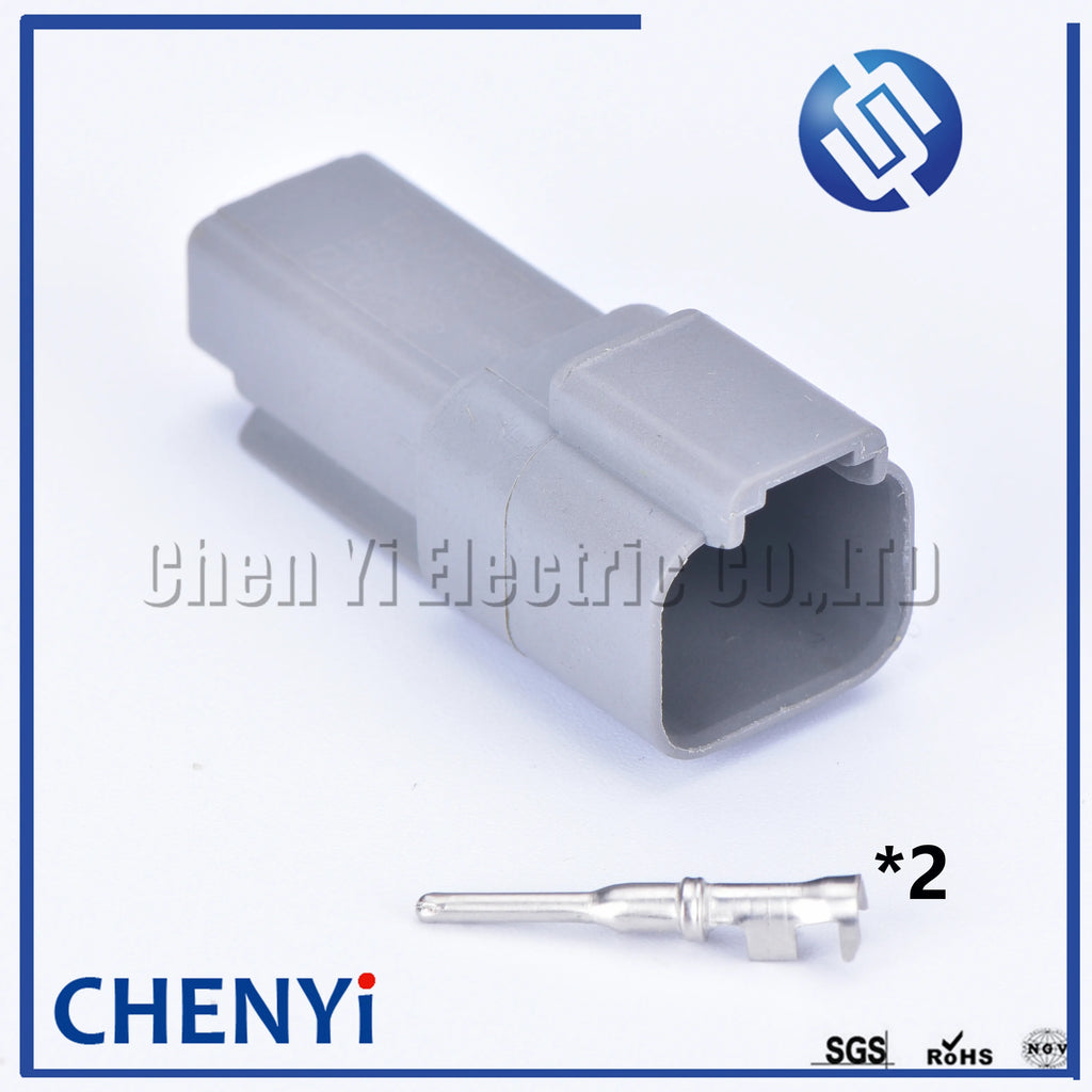 2 Pin Automotive Waterproof Connector Wire harness plug DT06-2S DT04-2P DT04-2P-L012 DT15-2P DT13-2P For Deutsch DT series