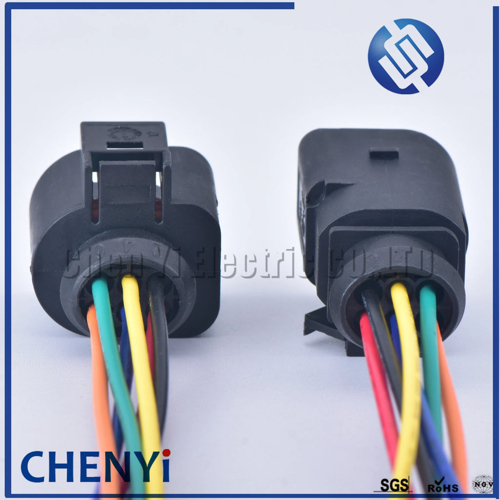 6 Pin 42121700 3B0973813 1J0973713 1.5mm Auto Temp sensor Reversing Radar Throttle Plug 1J0 973 713 with wires