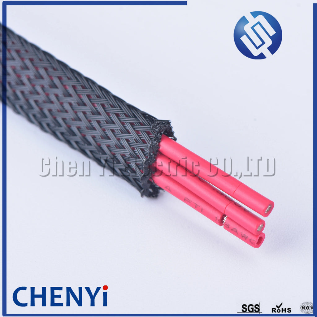 10M Width 4/6/8/10/12/14/16/20/30mm Cable Sleeve black Wire Protection PET Nylon Cable Sleeves wire cable Braided Cable Sleeve