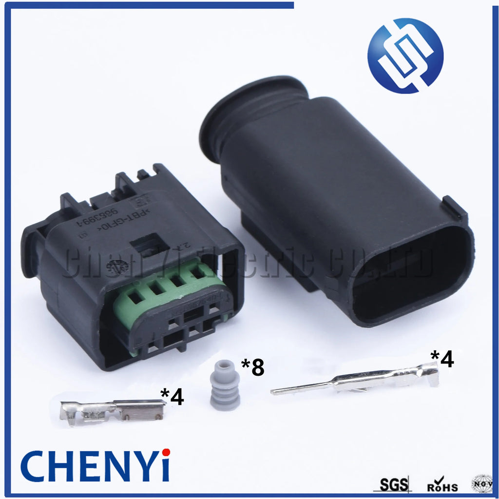 2 sets 4 Pin 1-967640-1 8E0 971 934 968399-1 LPG Converter Automotive Harness Connector Auto Socket rear-view camera plug