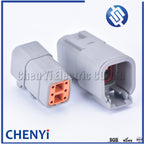 6 Pin DTM connector DTM06-6S Male or Female Auto Waterproof Connector Automotive Sealed Plug DTM04-6P For Deutsch