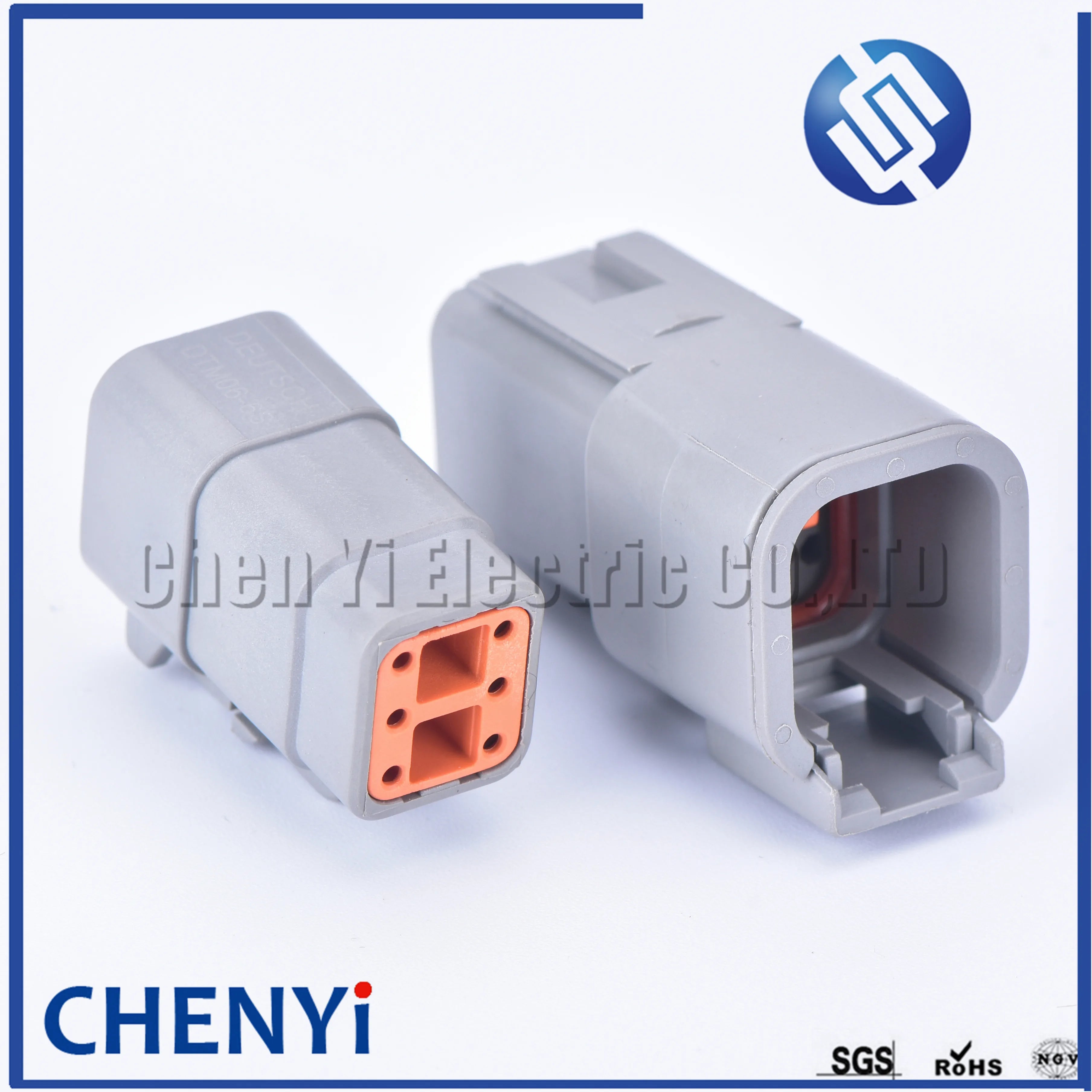 6 Pin DTM connector DTM06-6S Male or Female Auto Waterproof Connector Automotive Sealed Plug DTM04-6P For Deutsch