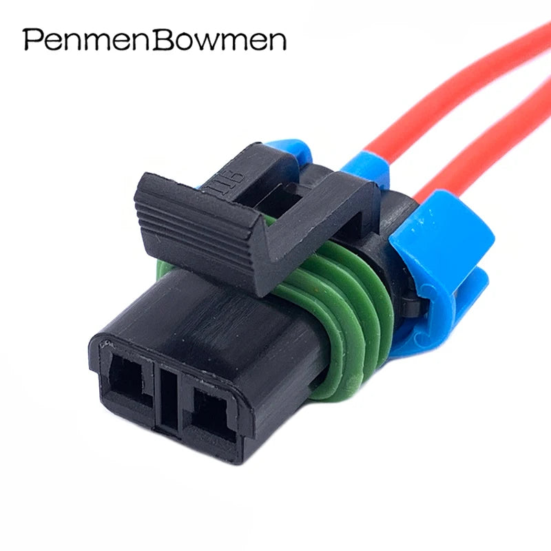 2 Pin 15300027 GM Weather Pack Sensor Fan Plug Auto Waterproof Electrical Cable Connectors Wire Harness 15300002