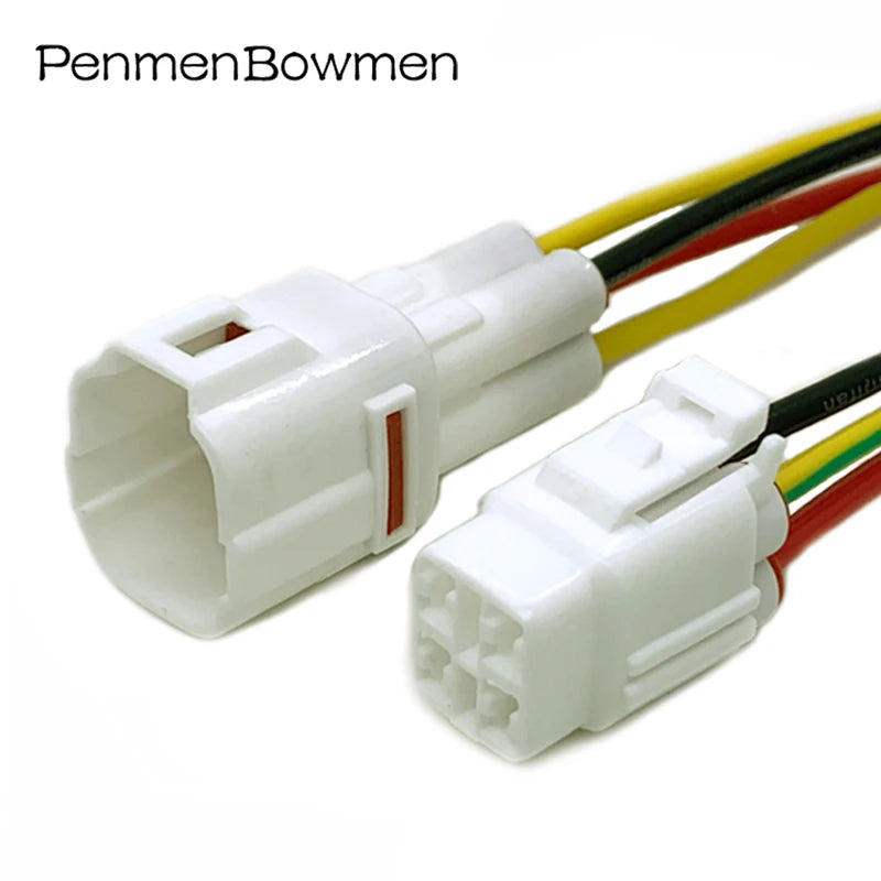 1 Set 1 2 3 4 Pin MT090 Auto Socket Motorcycle Housing Electrical Cable Connectors Waterproof Female Male Wire Harness Plug