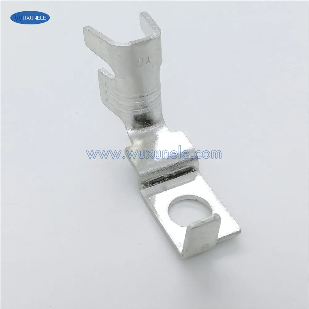 Automotive Connectors Copper Alloy Brass Ring Crimping O Type Wire Terminal Connector for 6.0mm Stud Screw Bolt Contact Tab