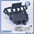 2 Pin 6.3 series auto electric scooter female plug cable unsealed wiring connector for Car motor heating fan resistor light