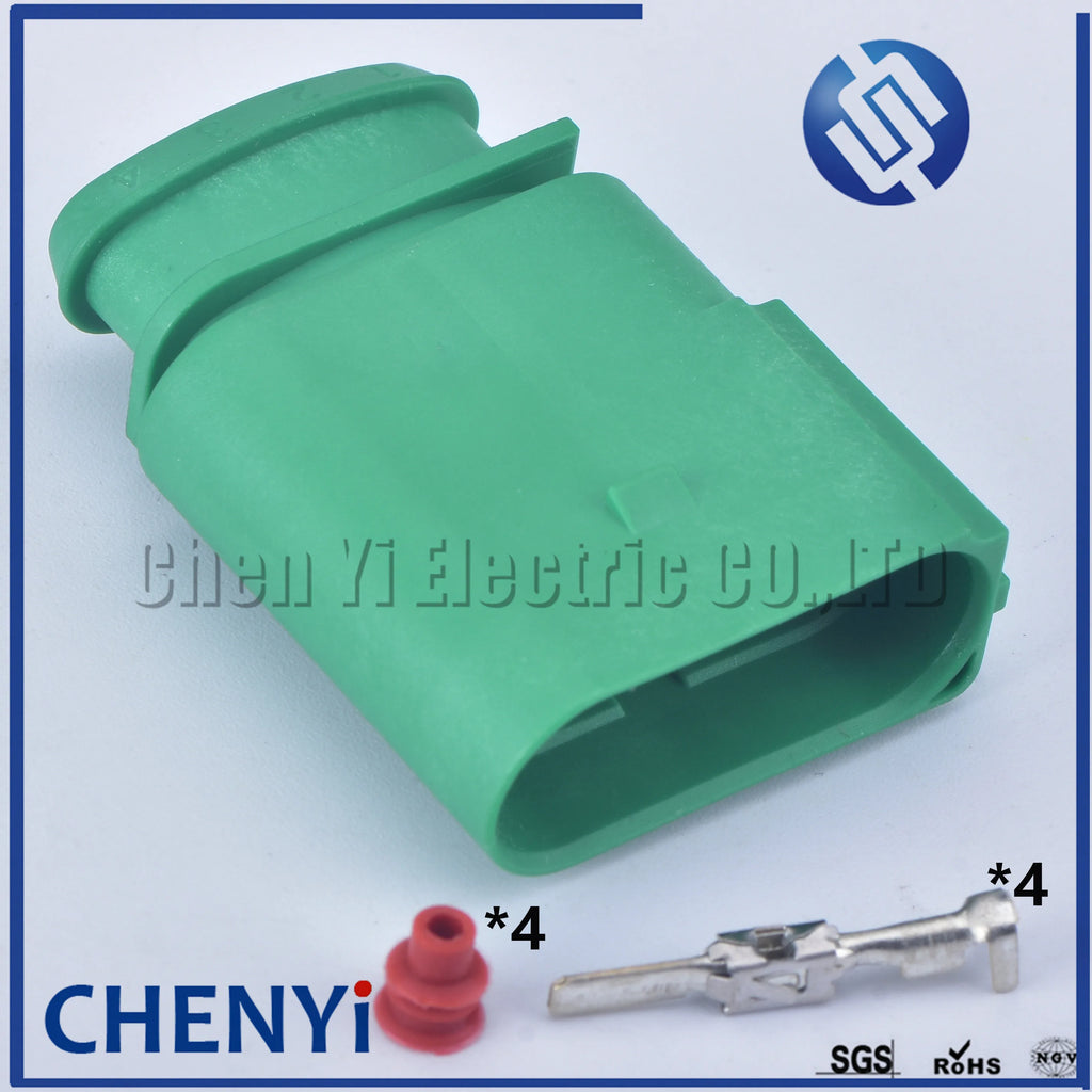 4 Pin Automotive waterproof connector 3D0973724F 3D0973824F Seat Harness plug 3D0 973 724F 3D0 973 824F