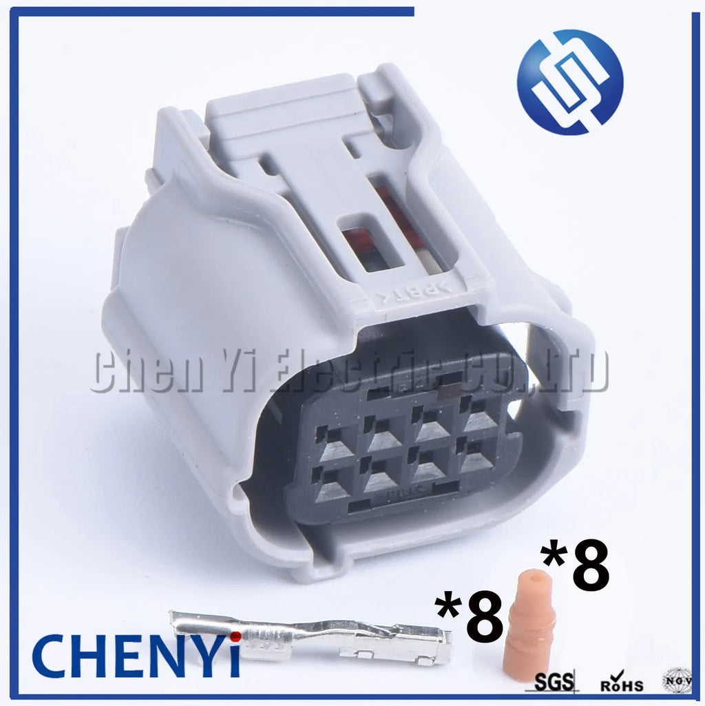 8 Pin Automotive Connector 90980-12520 90980-12519 6189-1240 6188-0779 car Reversing Radar Plug Parking sensor Socket For Toyota