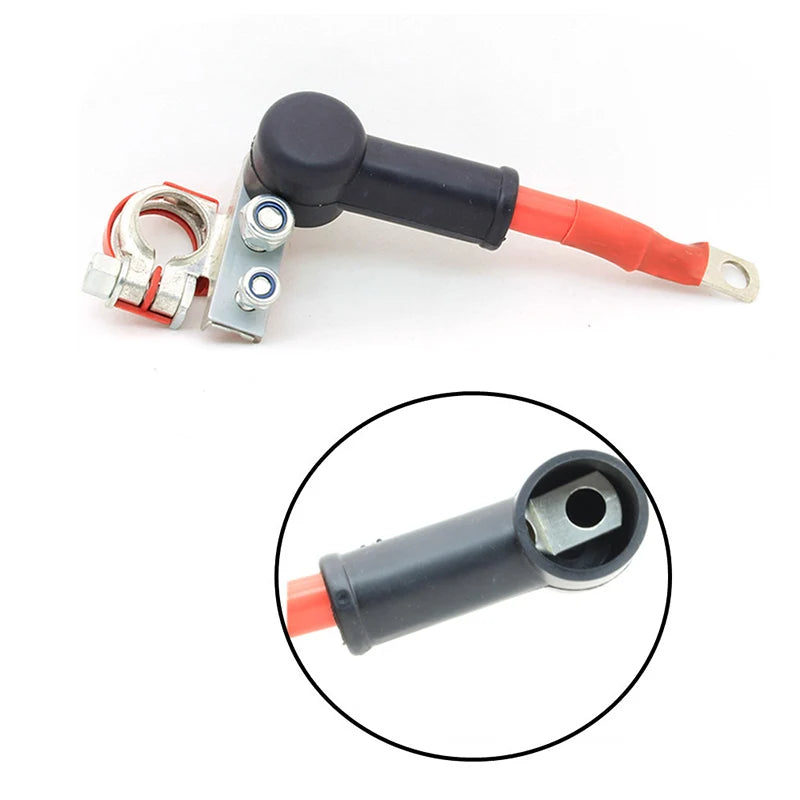2pcs Rubber Car Motorcycles Battery Negative Positive Terminal Cover Cap Boot Insulating Protector Replacement Batteries