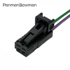 1 Set 2 Pin 4E0972575 Auto License Plate Light Plug Female Male Electronic Connector Wire Harness For 8W0971832