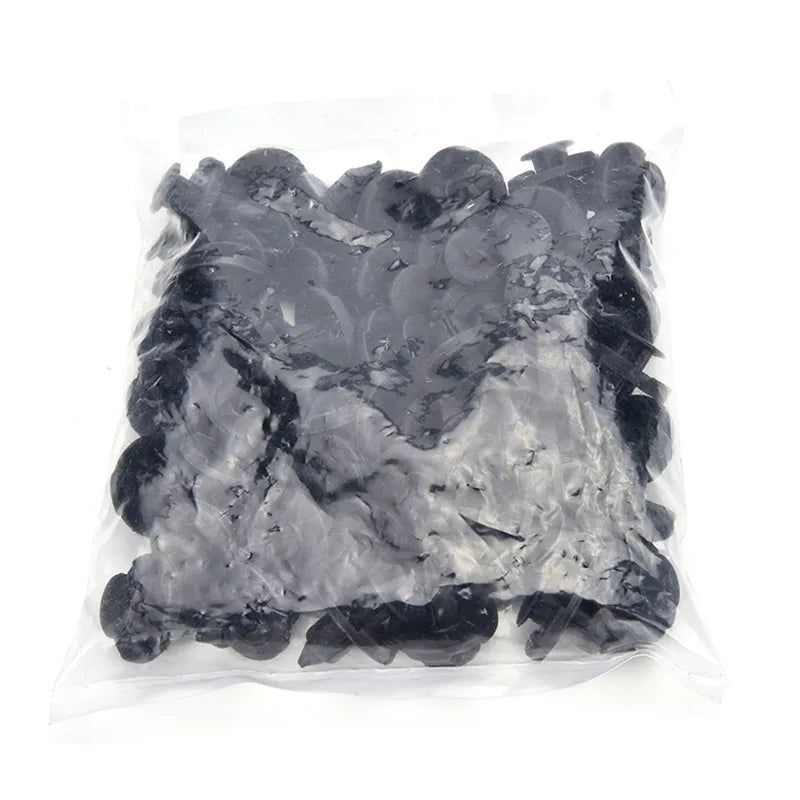 50Pcs Car Fastener fit 8mm Dia Hole Black Push Retainer Rivets Clips for Automobile Door Bumper Fender Cover Trim Clip Wholesale