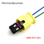 1 Set 2 Pin Auto Air Butt Electrical Cable Connectors Waterproof Female Wire Harness Plug 4F0973702 6R0973323 4H0973702A