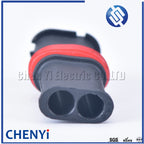 1 set 2 Pin 1.5mm female Automotive waterproof connector electric wiring electrical cable Plug connector