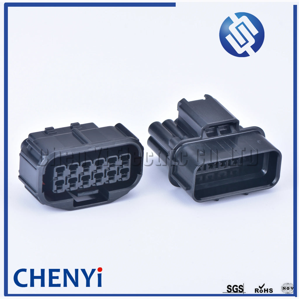 12 pin car waterproof auto connector male or female LED Fog Light Wire Socket Connector 6181-6784 6189-7410 For Honda